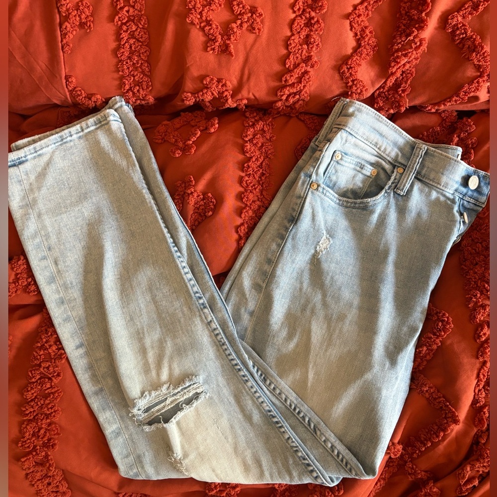 MOTHER Tomcat Pixie Ankle Fray